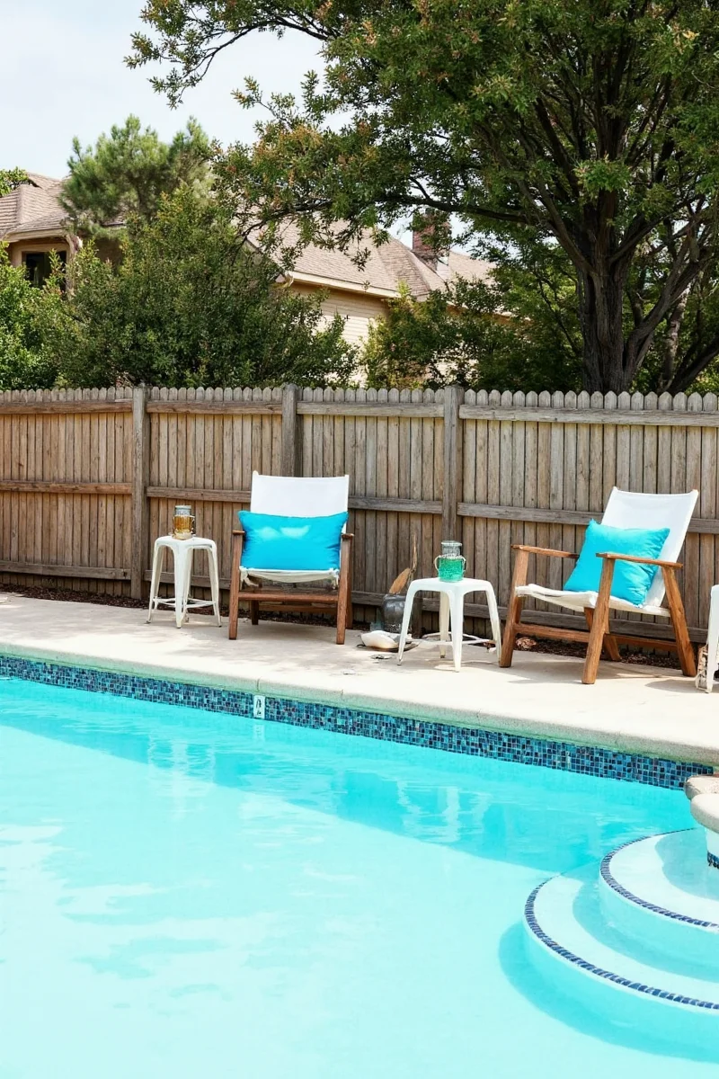 Themed pool toys and storage bins
