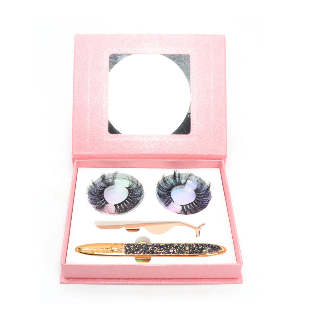 

waterproof adhesive liquid eyeliner glue pen 2 lashes kit Glue Liner Adhesive magic eyeliner with custom logo, Black/brown/clear/colorful