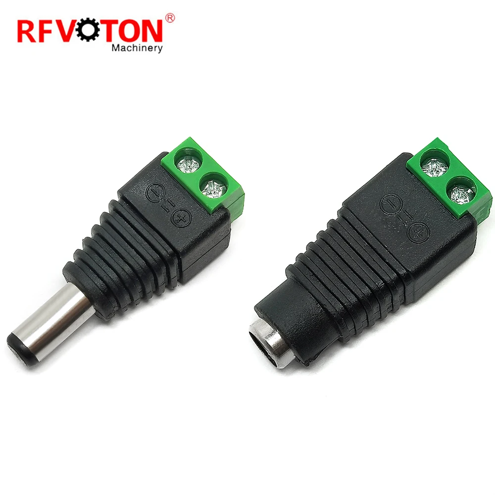 

Copper 5.5*2.1mm A Pair DC male female dc power jack rf coaxial connector