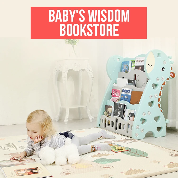 Feelkdis Contemporary Foldable Durable Baby & Kids Toy Storage Shelf Basket Furniture for Living Room and School manufacture