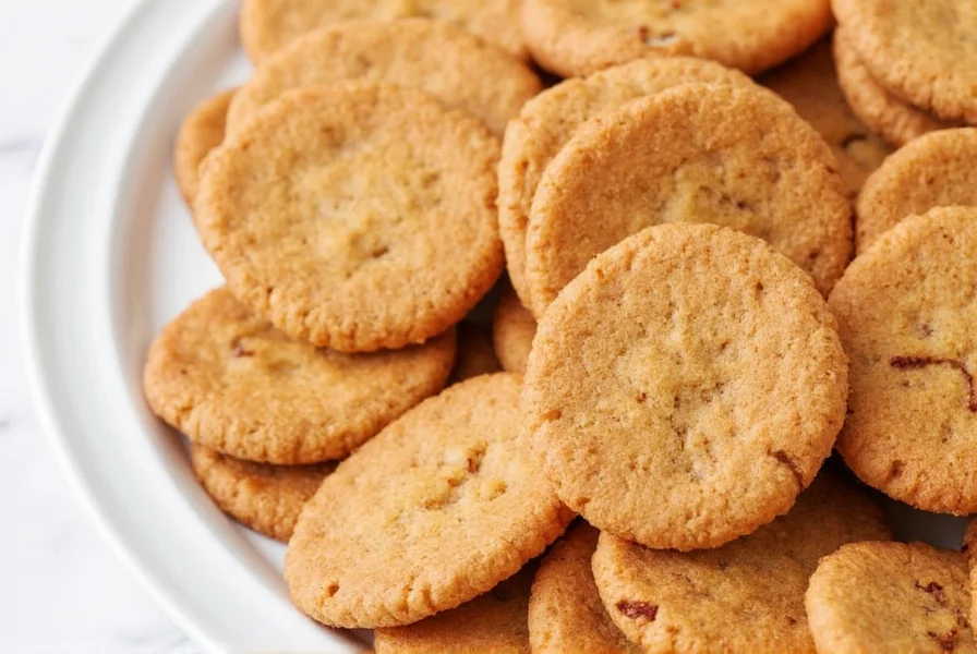 Cinnamon crackers served with cheese platter featuring aged cheddar and apple slices