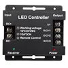 Dc 12v 24v tq-030 18a 30a black iron case 3ch 433 mhz rf remote rgb led strip controller