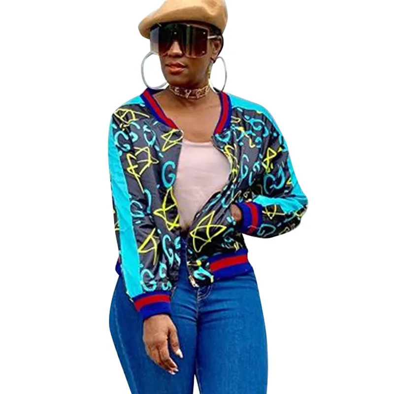 

High Quality Casual Ribbon Print Cardigan Jacket