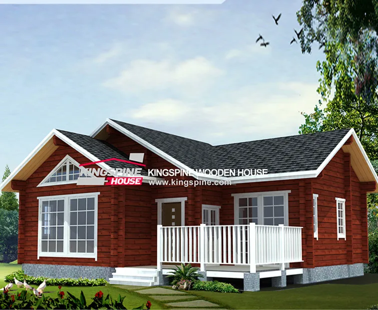
luxury prefab wooden villa 
