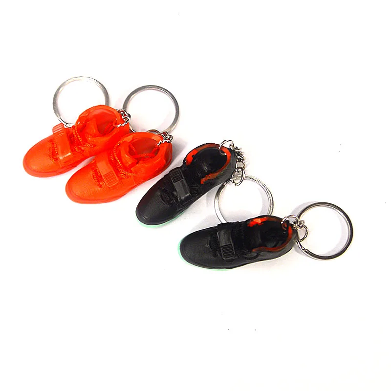 

Dropshipping Free Shipping custom wholesale 2D 3D rubber mini air jordaa basketball shoe pvc gift sneaker keychain