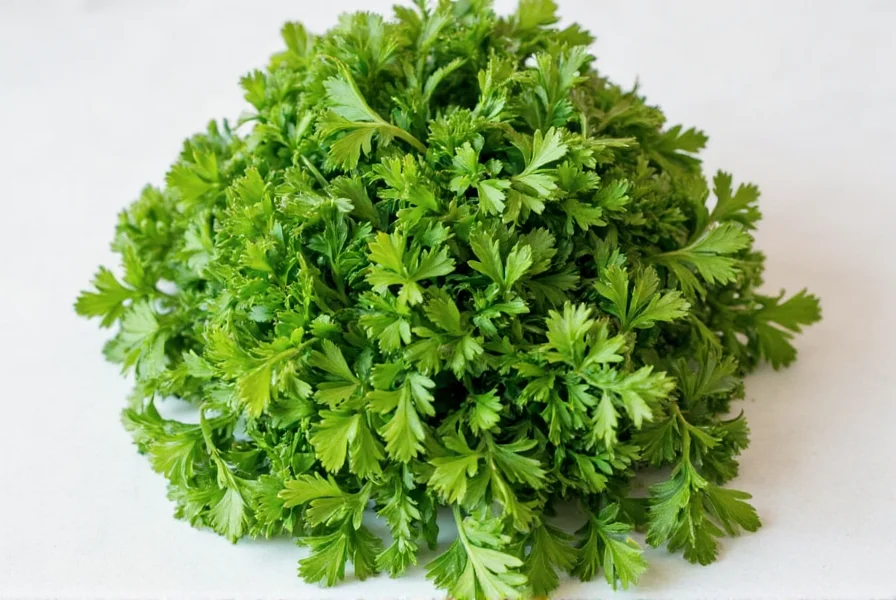 Parsley pesto in a bowl