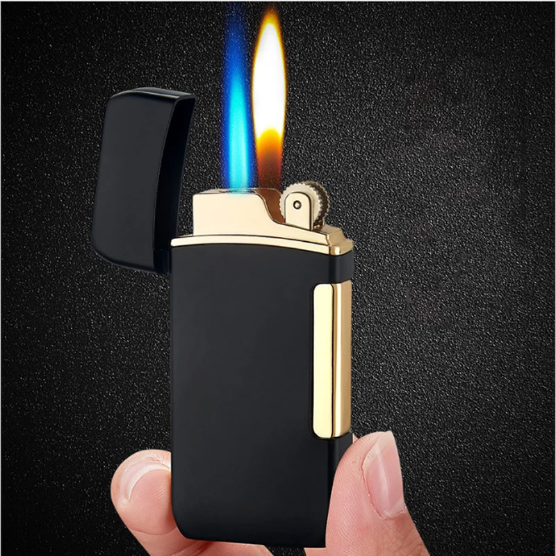 

Convert Flame Turbo Jet Lighter Butane gas Torch Windproof Metal Lighters Cigarette Accessories Gas