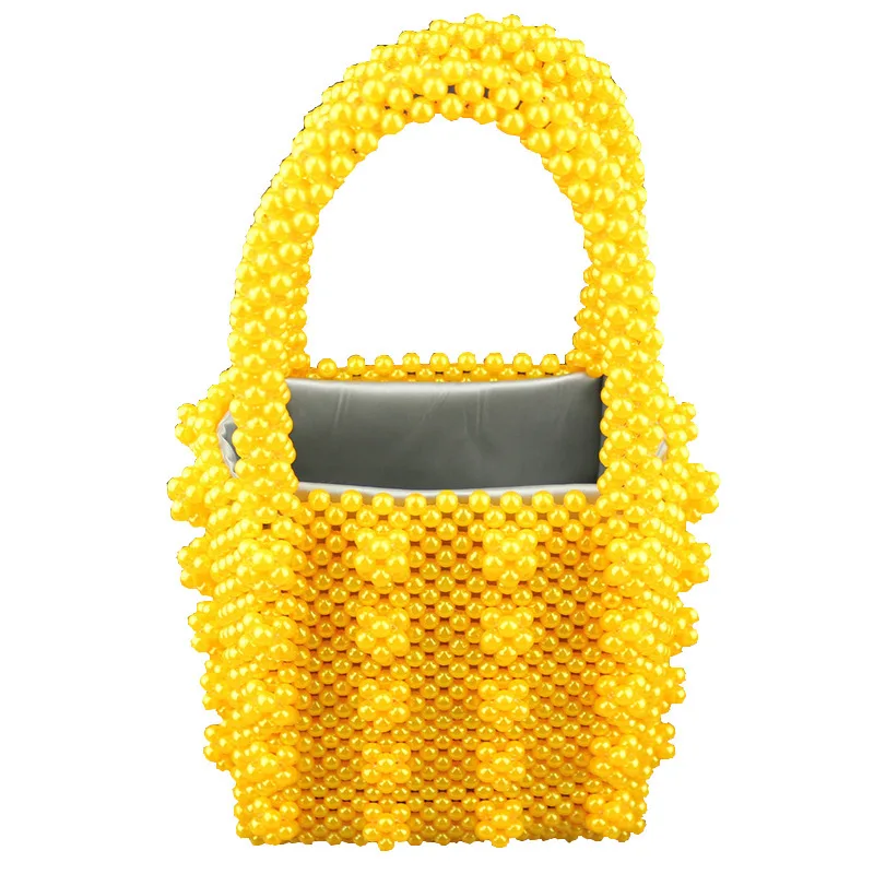 

Women's portable boutique fashion pearl Bag Handmade Beaded Dinner Bag 2021