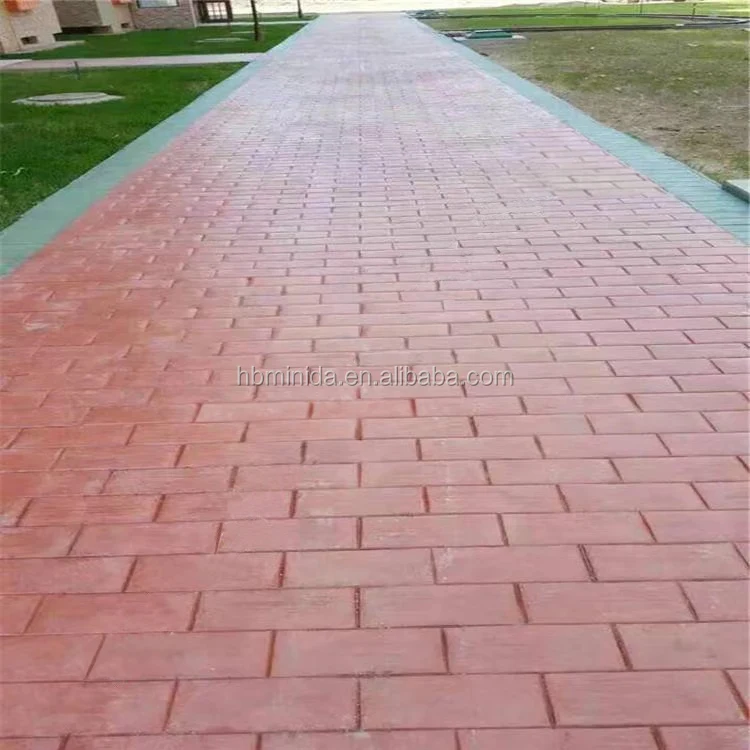 Cement Stamp Flexible Concrete Mat Stamping Tool For Stamped Concrete