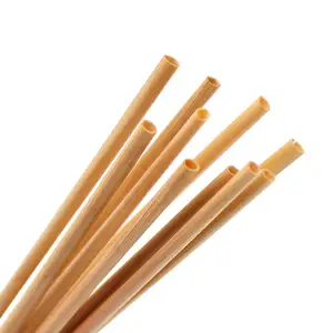 Image of New Product Amazon 2019, Eco Natural Edible Straws for Drinking Organic BPA Free and ECO- Friendly Wheat Straws.