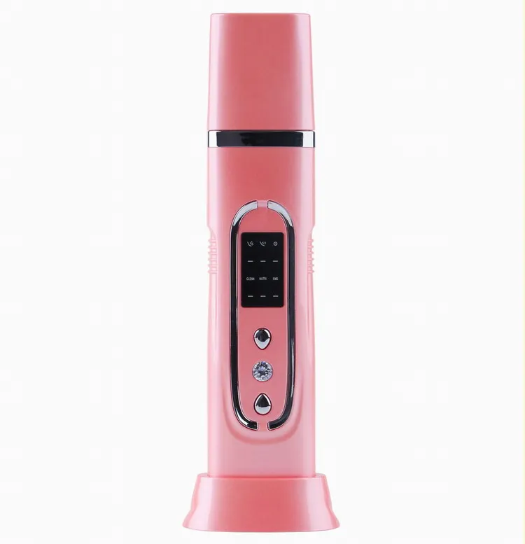 

Low MOQ Rechargeble portable ultrasonic skin scrubber facial with ce