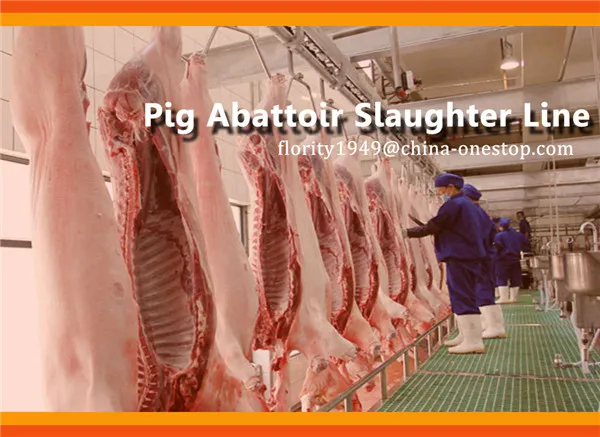 Complete butcher plant sow slaughter line pig slaughtering equipment pig slaughterhouse