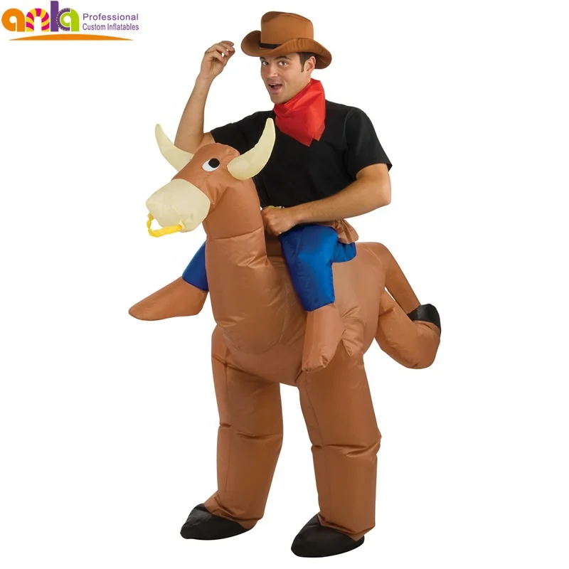 OEM manufacture inflatable horse costume for export