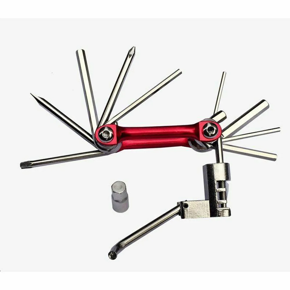 Practical Multifunction Bike Bicycle Cycling Mechanic Multitools 11 In 1 Bicycle Tools Kits Easy