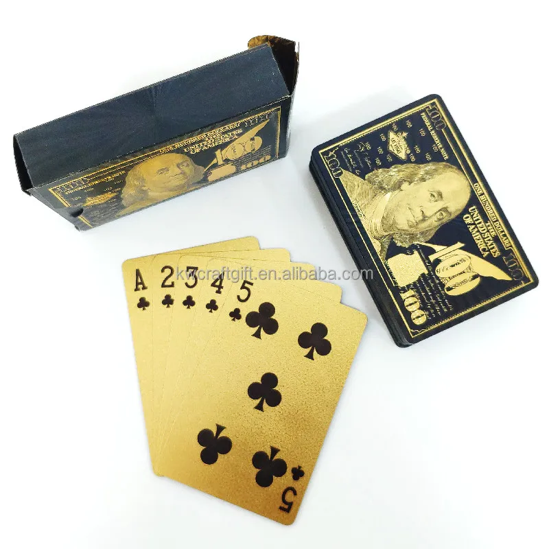 

Wholesale Custom Cards Magic Pinting Playing Card 100 FRANKLIN poker cards for adults