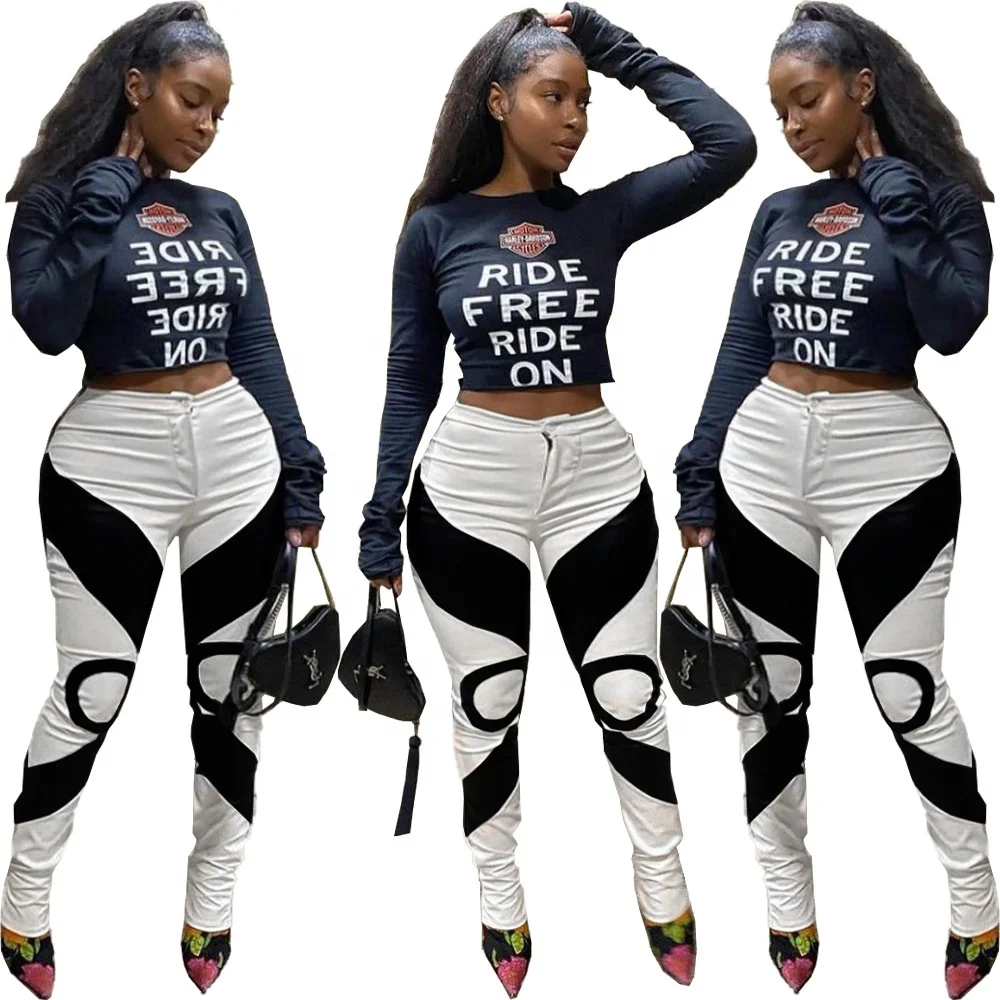 

MT54-8575 Luckpanther high quality printed athletic wear women gym sport custom yoga leggings ladies pants