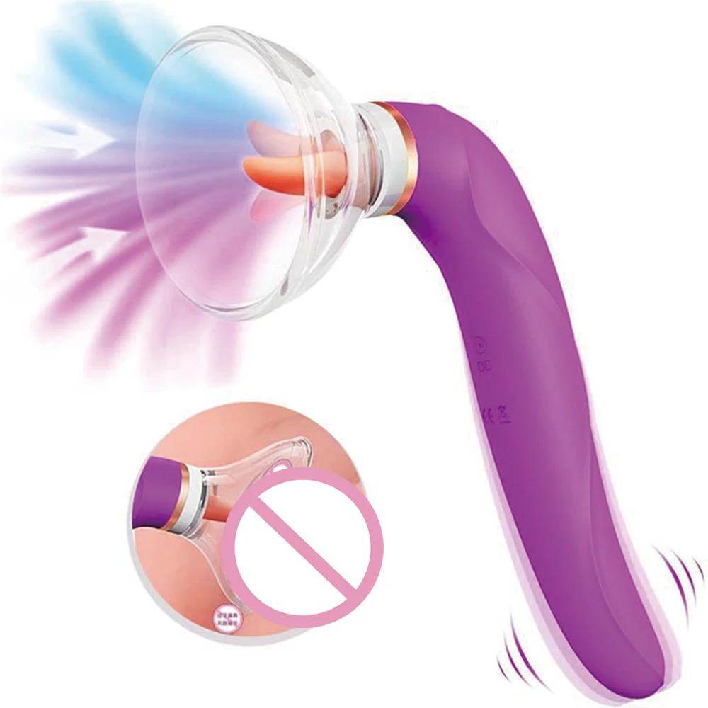 

Automatic Heating Sucking Clitoral G Spot Simulated Tongue Licking Vibrator For Women