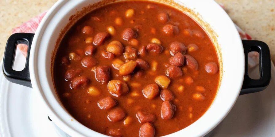 Visual comparison of crock pot chili hacks