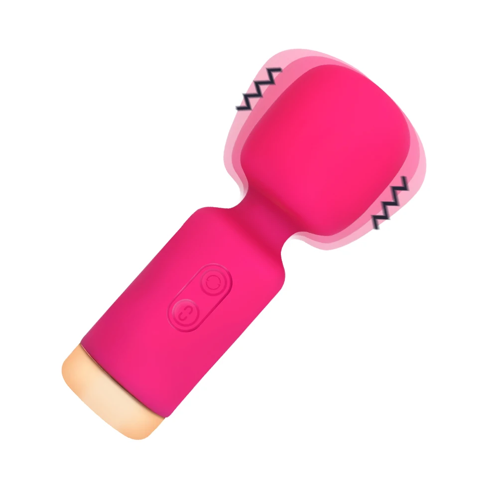 

Usb Waterproof Silicone 10 Frequency Mini Massage Dildo Wand Clitoris AV Vibrator For Woman With Factory Price