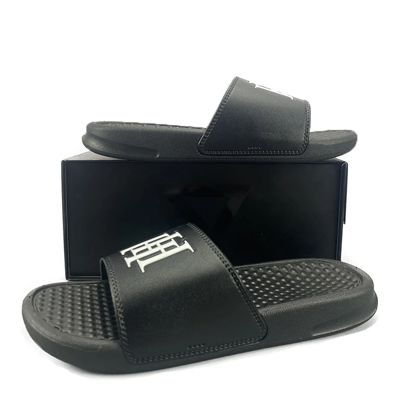 

Hombre Custom 1 Pair Moq Plain Slides Unisex Sandals Men Sandals