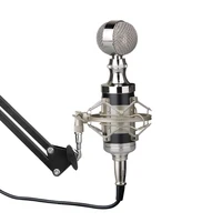 

Wired microphone k 502 with Shock Mount super sensitive professional condenser microphone studio