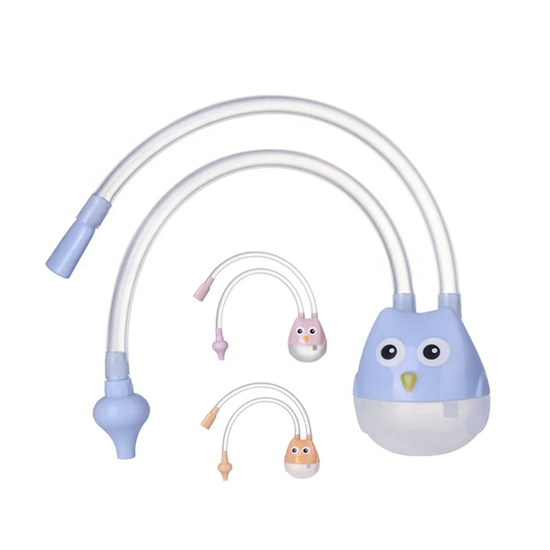 

Baby Nasal Aspirator Nose Cleaners Manual Baby Nose Snot Vacuum Cleaner, Orange blue pink