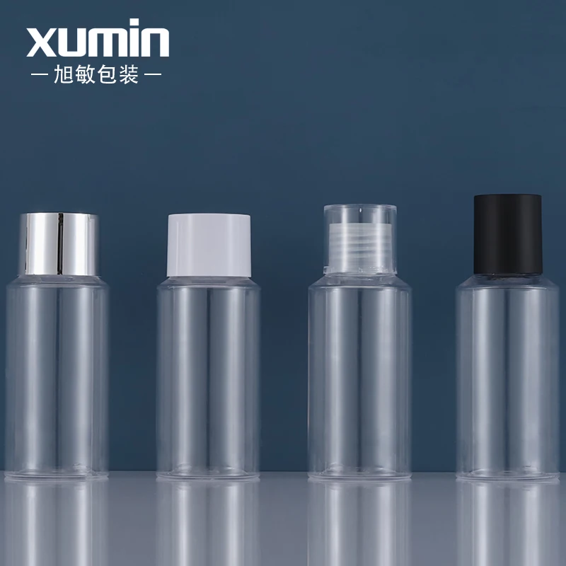 

wholesale packaging cosmetic transparent plastic bottle 100ml pet bottle