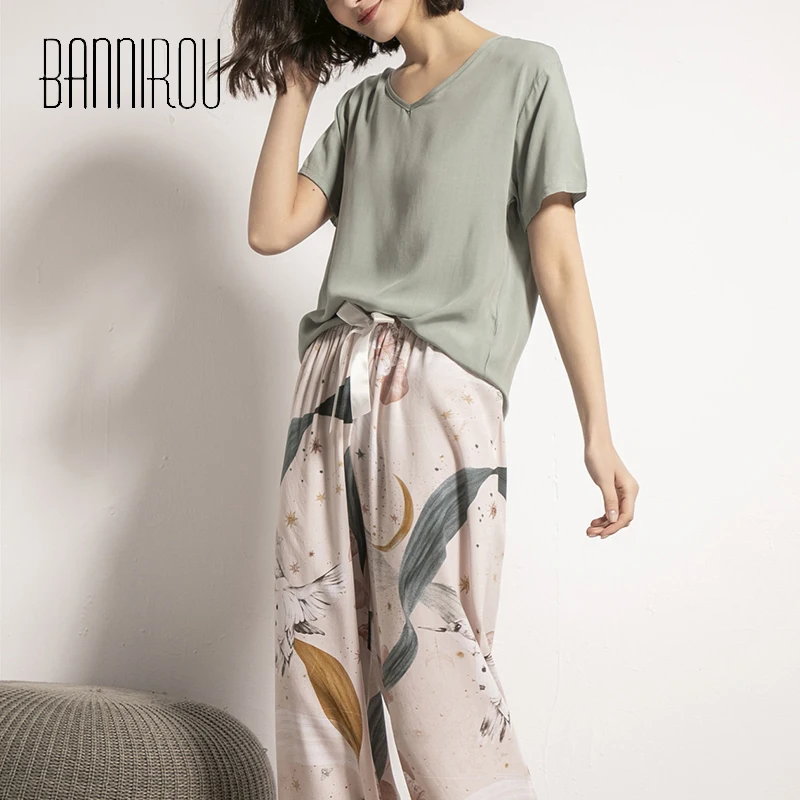 

Pajama Set Pajamas Portable 2 Piece Pajama Set Summer Sleepwear Set Summer