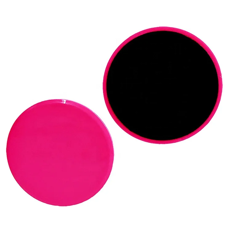 

Top Sale Fitness Equipment Smooth Sliding Double Sided Core Sliders Quick Training Sliding Disks, Rose red,black,light purple,purple