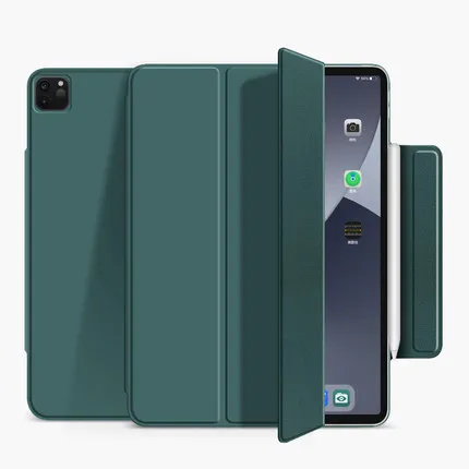 

2020 New Soft Smart charging Magnetic buckle tablet case for iPad pro 12.9 2020