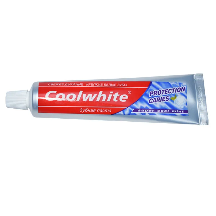 China factory supply natural whitening 120g toothpaste with cool mint