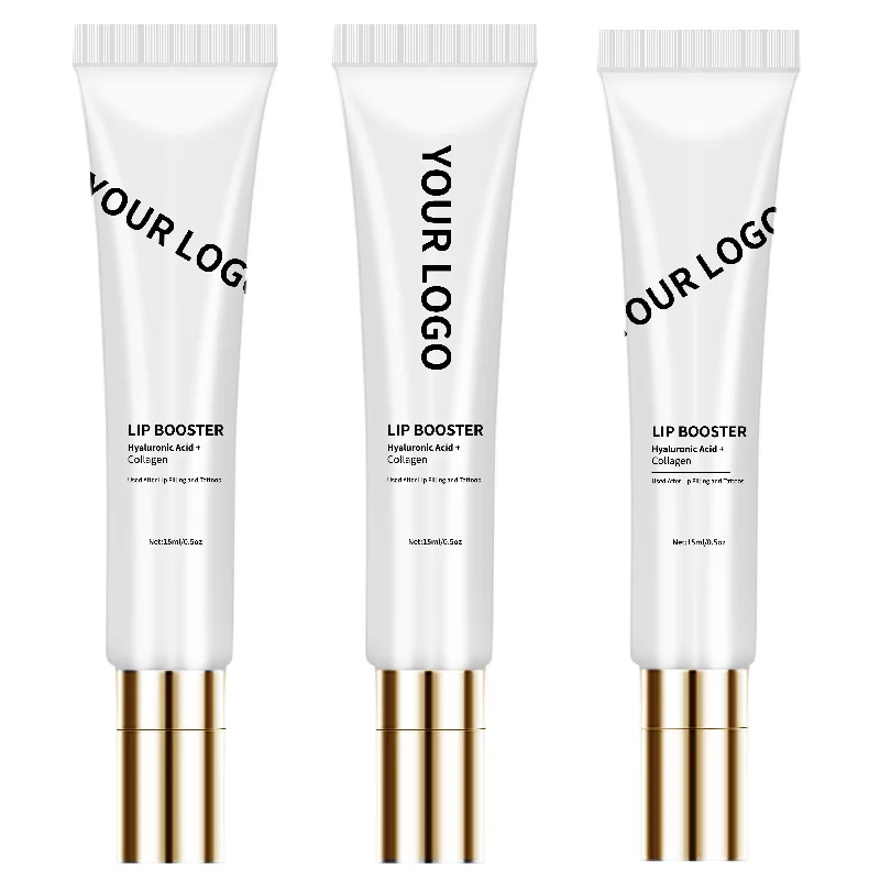 Wholesale Private Label New Style Natural Plumping Lip Gloss Moisturizing Custom Plumper Hyaluronic Acid Collagen Lip Gloss Gel