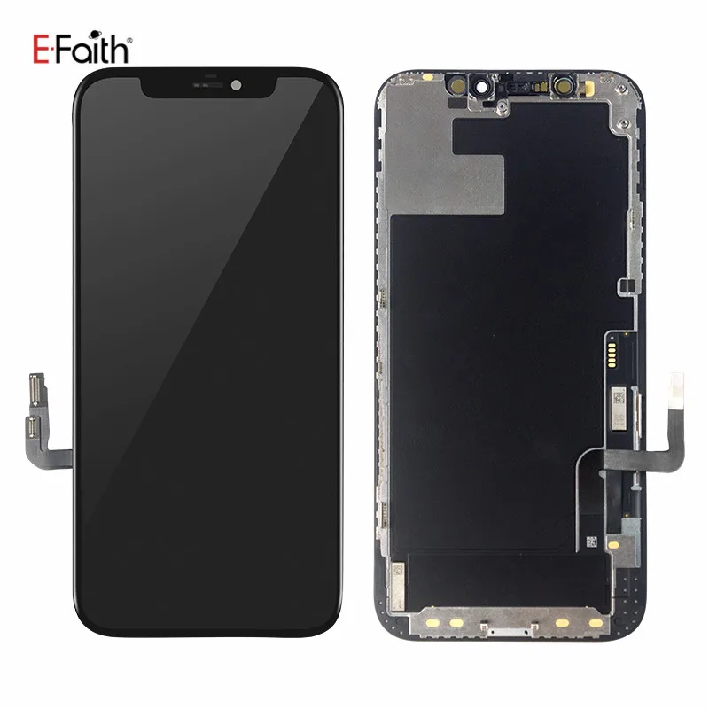 

Mobile Phone Touch+frame+oca+front Glass For Iphone 12 Screen Pro Max Replacement Incell Lcd Screen Display, Black