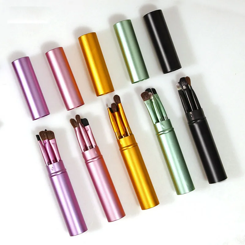 

5 pcs makeup brush sets, big paint eye shadow brush, portable makeup brush set