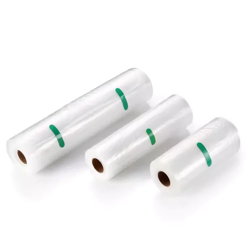 Custom Size Heat Seal Vacuum Bag for Meat Fish Seafood Freezer Storage Food Grade Nylon Plastic Packaging