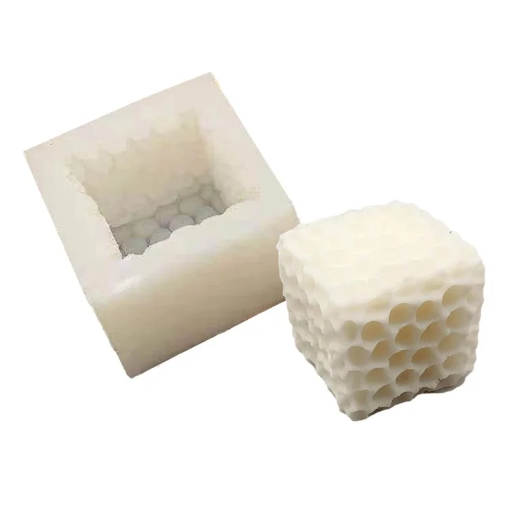 

Fusimai Geometric Honeycomb Candle Mould 3D Magic Cube Bubble Silicone Candle Molds