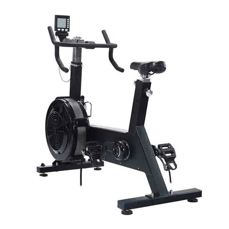 

New Cardio Fitness Exercise Equipment mad air bike Machine, Black