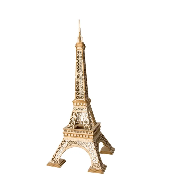 

Robotime Rokr TG501 Building Model Eiffel Tower Jigsaw 3D Wooden Puzzle Game for Adults