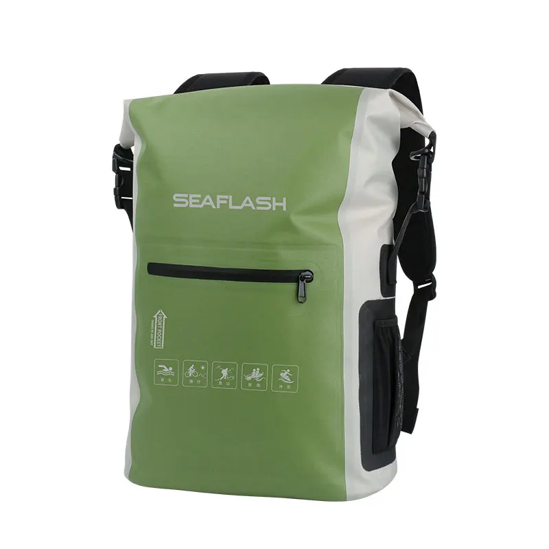 

Outdoor Backpack Travel Camping Waterproof Backpack Flodable Waterproof Durable Rolling Backpack, Yellow,green,blue