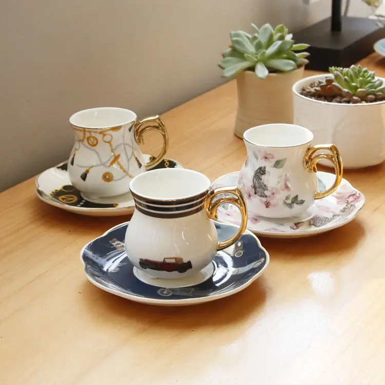 

Coffee cup MBA916046, Grey/gold
