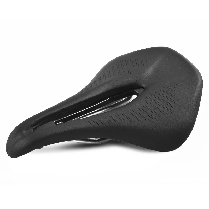 

Bicycle Seat Mountain Bike MTB Road BMX leather Saddle Comfortable Cushion Hollow Saddles Cycle Accessories