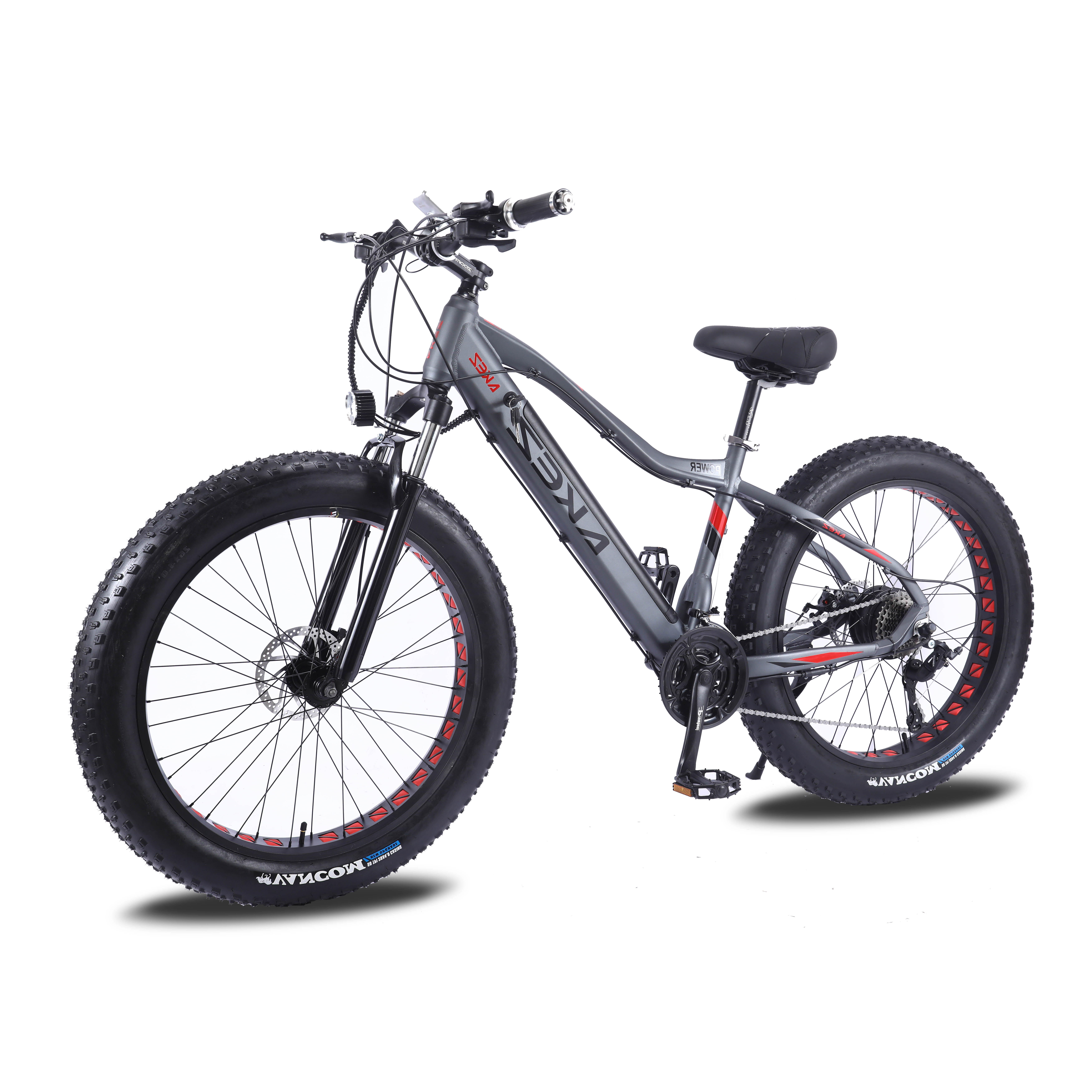 

Electric bike 750w Wholesale aluminum alloy frame 27 speed 750w adults snow electric bicycle, Black/white/gray