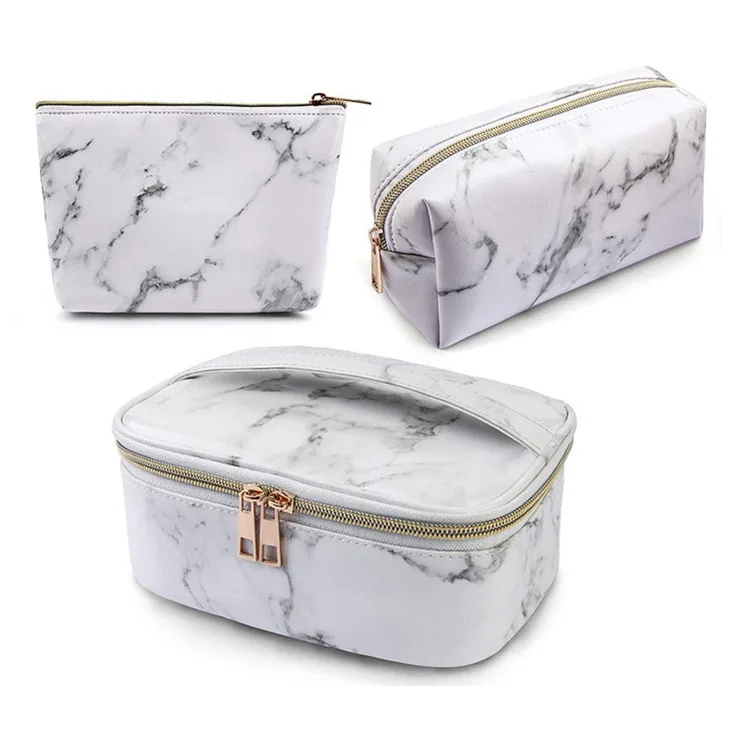 

Premium OEM Twinkle Checkered White Stuff Bag Makeup Case
