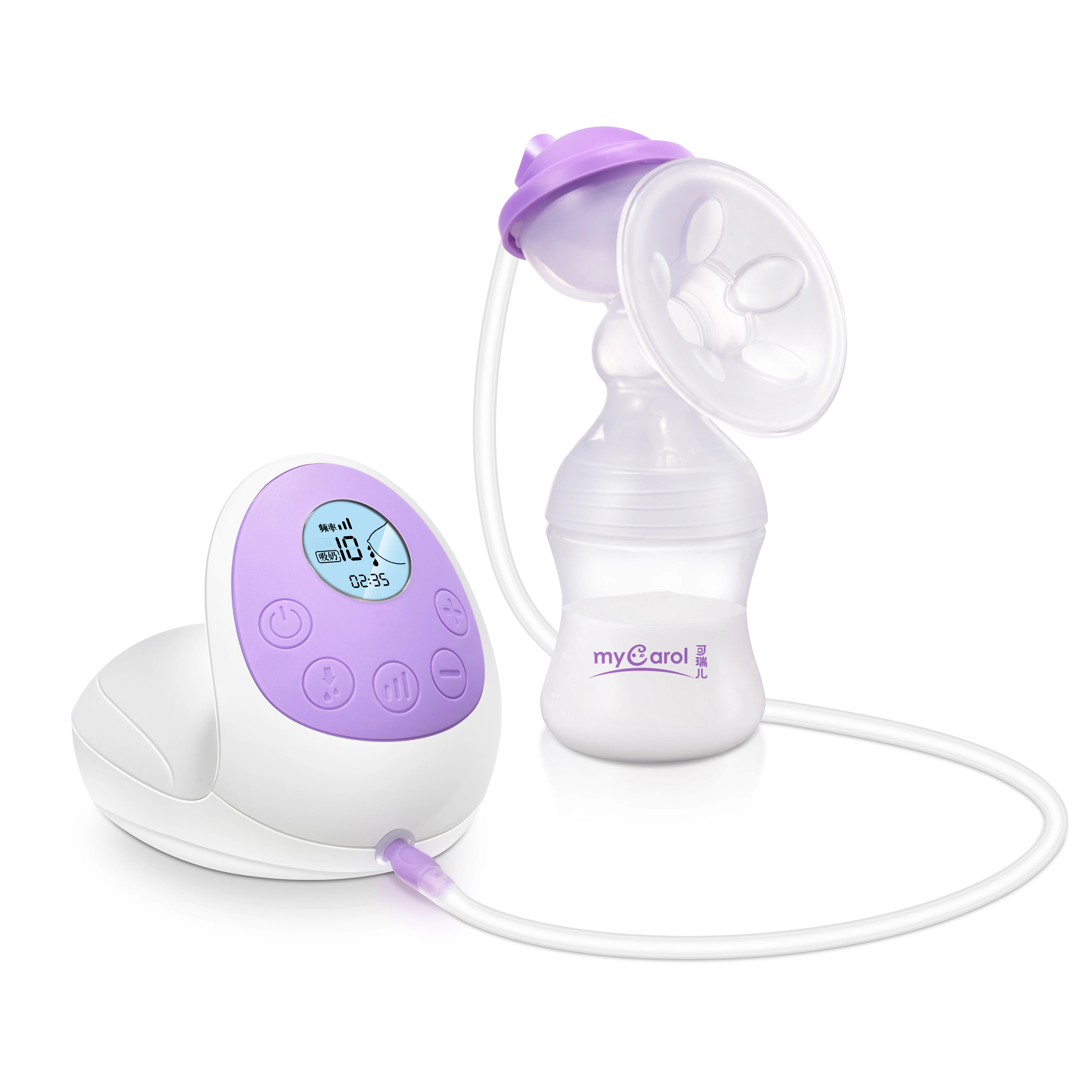 

New infant adjustable suction baby milk suck chest single electric breast pump, Optional