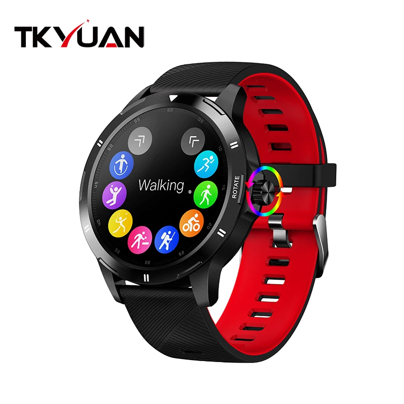 

Hot K15 Smart Watch 1.28inch Touch Screen Phone Message Reminder Heart Rate Body Temperature Smartwatch