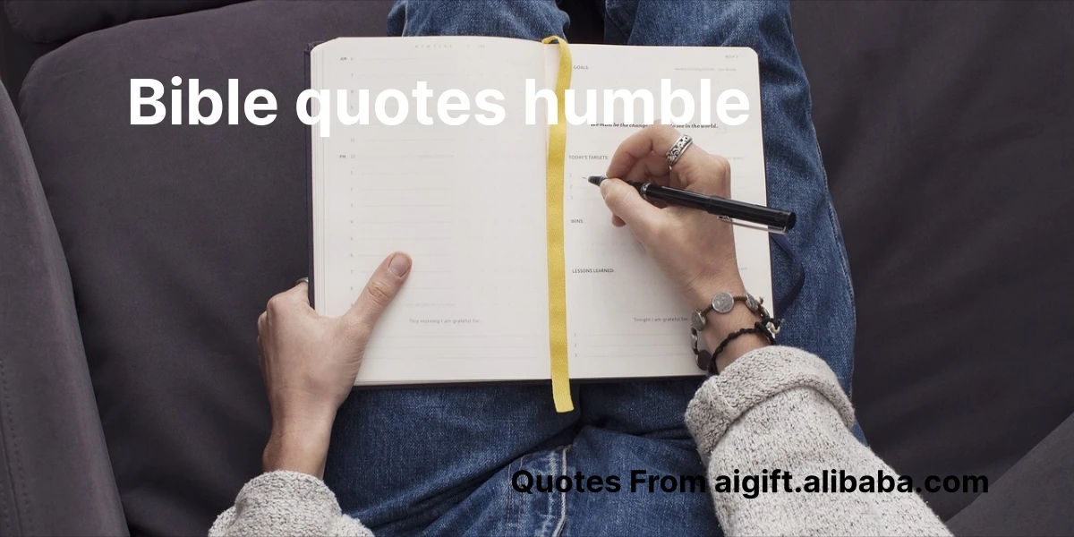 bible quotes humble