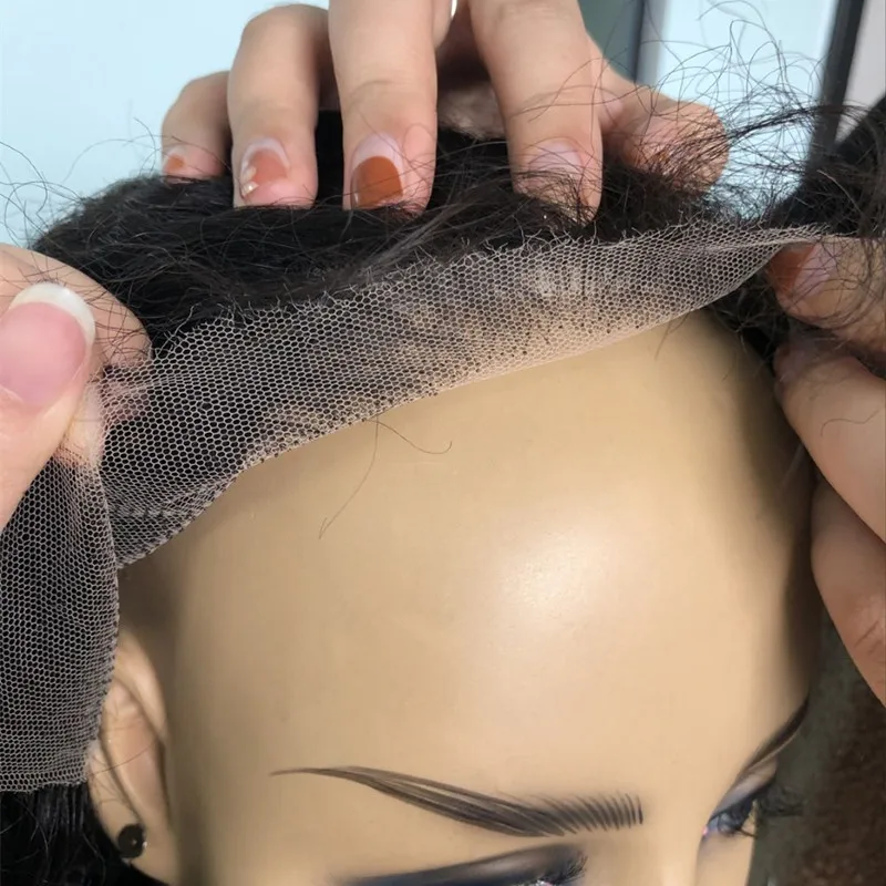

Pre plucked free sample hd lace frontal wigs 150% 5x5 13x6 hd front natural human hair wigs