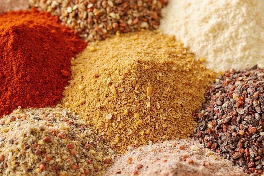 Three different brands of poultry seasoning