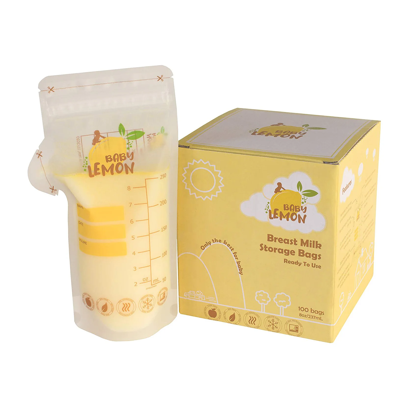 

Baby Feeding Bpa Free Breastmilk Bagreusable Breast Milk Storage Bags, Cmyk