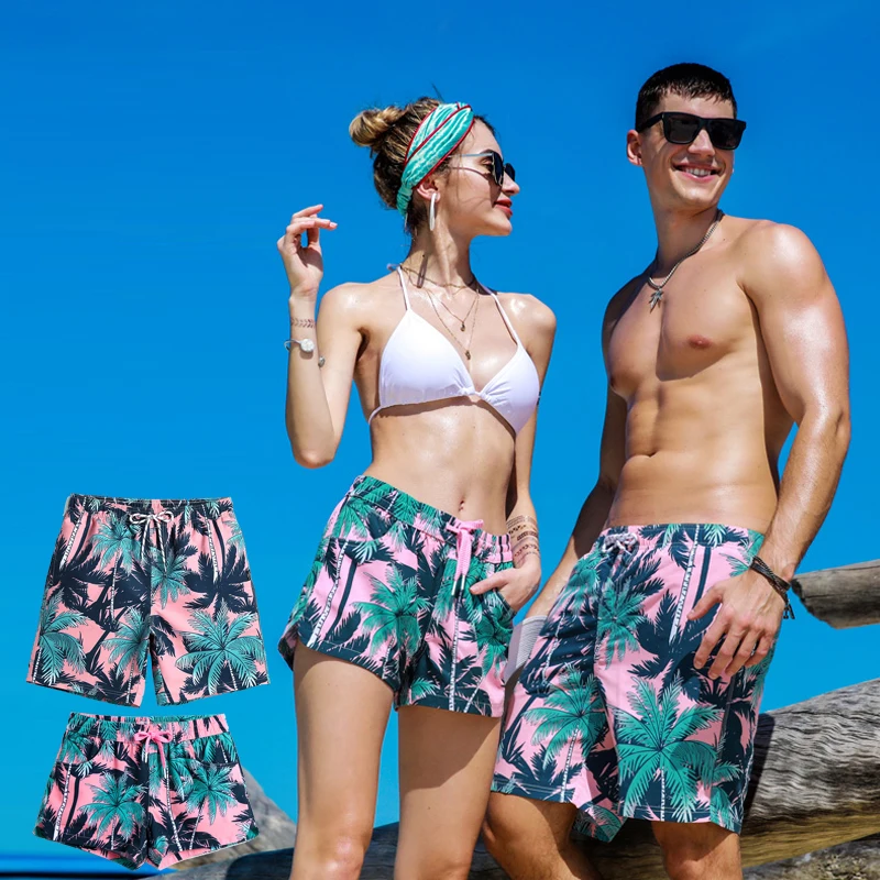 

Wholesale Custom Logo Swim Men Women's Swimming Trunks Quick-dry Beach Shorts Pocket Men Swim Shorts, Any color will be printed brilliantly according to pantone card